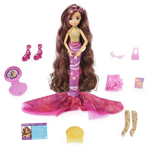 MERMAID HIGH, Searra Deluxe Mermaid Doll & Accessories with Removable Tail NEW - Picture 1 of 6